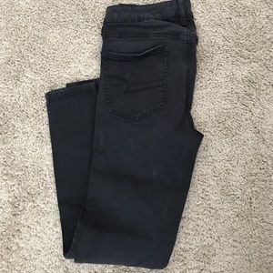 Faded black pants